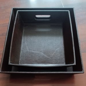 Leather Nesting Trays
